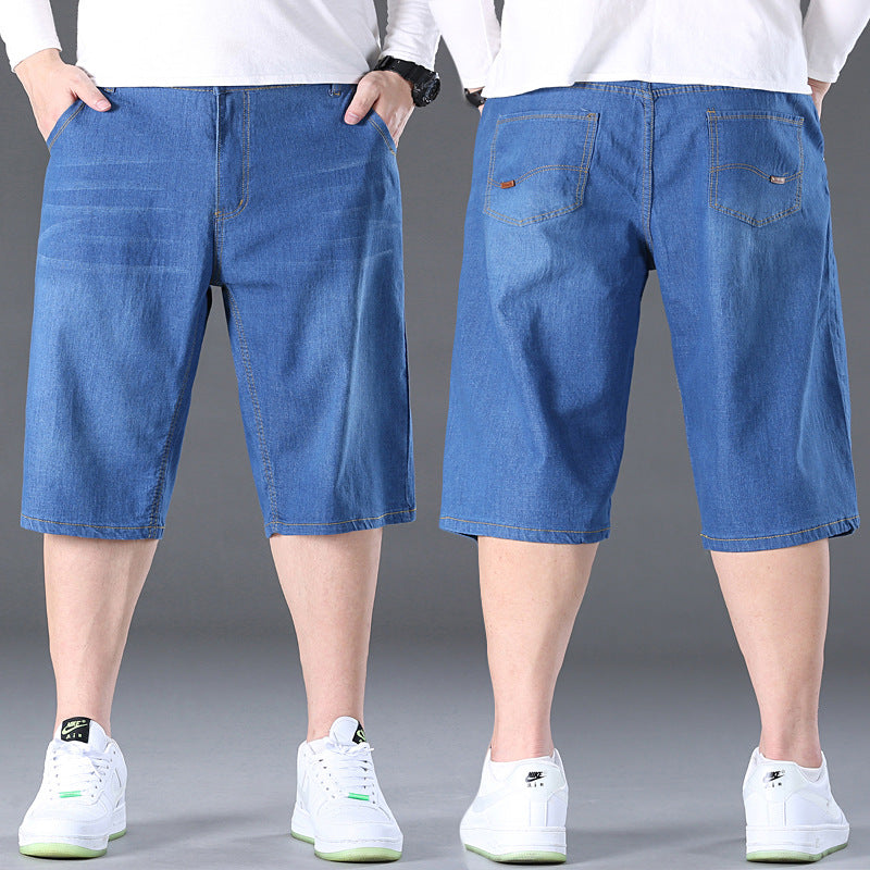 Fat Boy Stretch Straight Loose Summer Fashion Pants