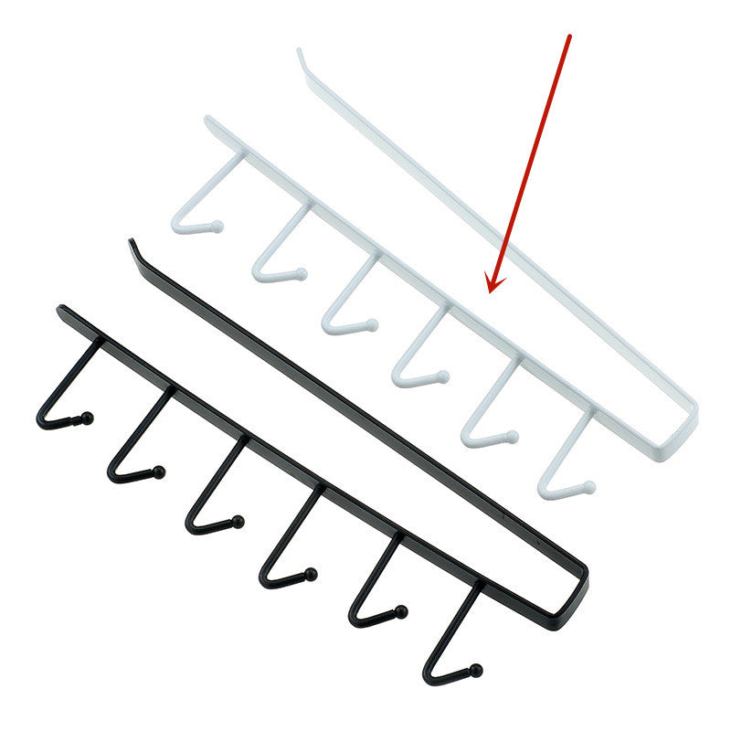 Traceless Multi-Row Hook for Wardrobe and Kitchen