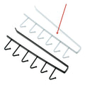 Traceless Multi-Row Hook for Wardrobe and Kitchen