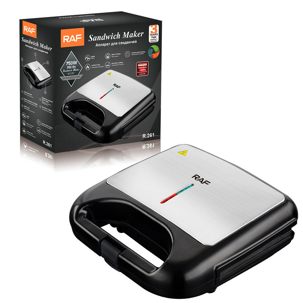 RAF Automatic Dual-Sided Sandwich Maker for Breakfast
