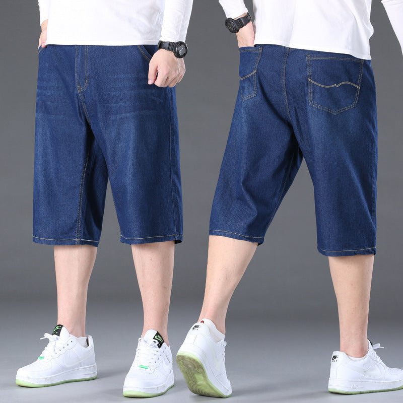Fat Boy Stretch Straight Loose Summer Fashion Pants