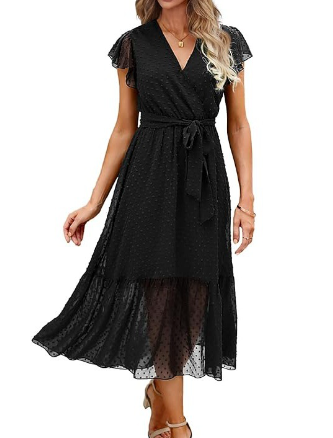 French Vintage Dress - Elegant Summer Fashion for Women