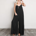Summer Fashion Sexy V-Neck Backless Jumpsuit