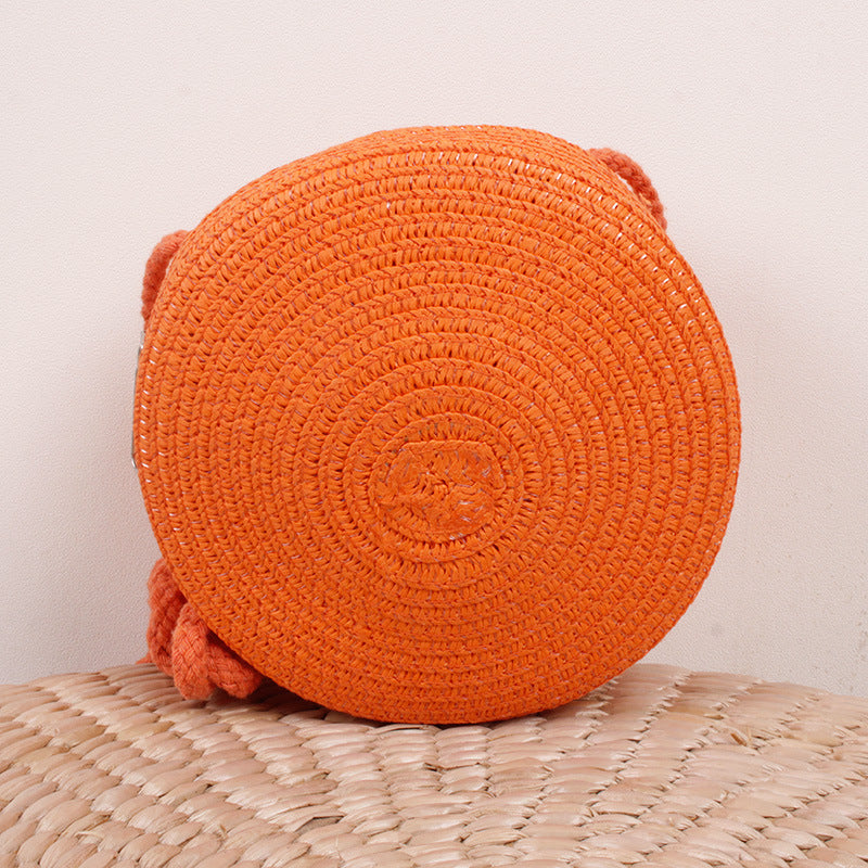 Ladies Summer Fashion Round Phone Bag