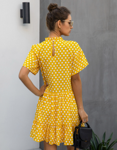 Polka Dot Women's Summer Fashion Dress
