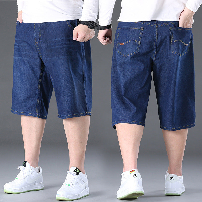 Fat Boy Stretch Straight Loose Summer Fashion Pants
