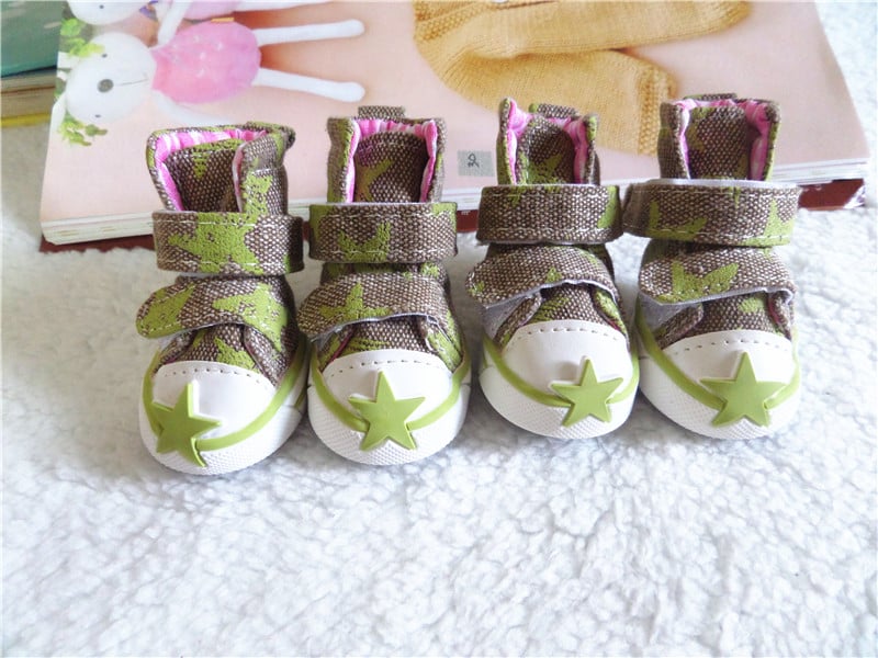 Breathable Cowboy Dog Shoes for Spring and Summer