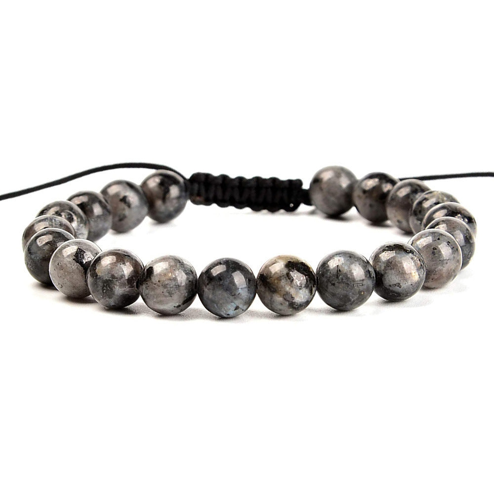 Natural 8mm Healing Crystals Stretch Bracelet