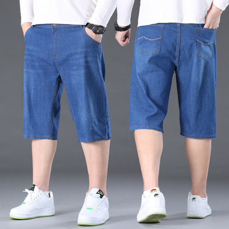 Fat Boy Stretch Straight Loose Summer Fashion Pants