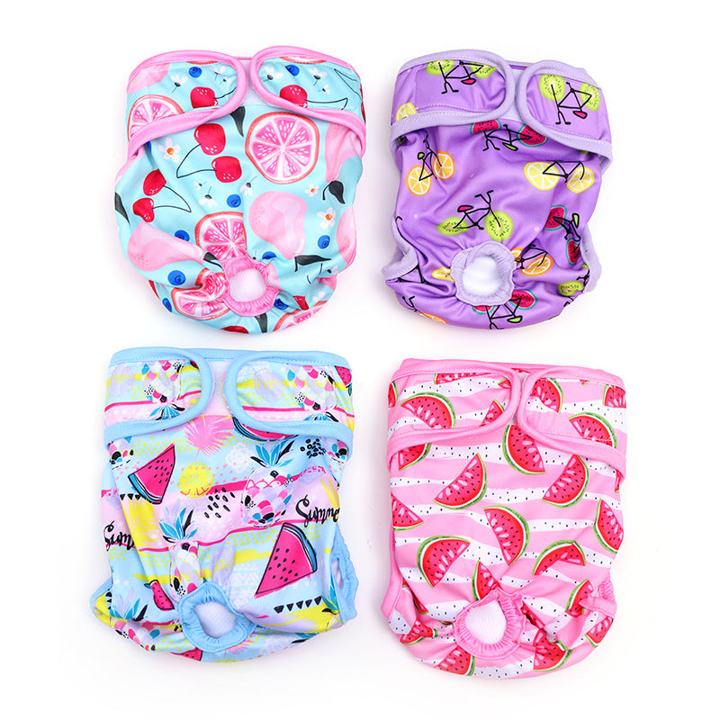 Amazon Tropical Fruit Dog Diapers for Pets