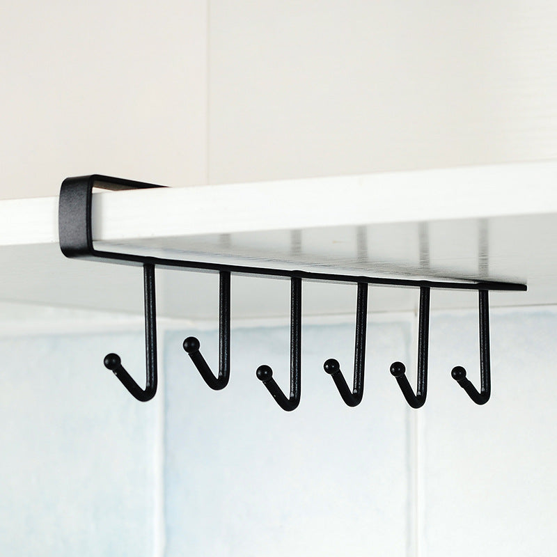Traceless Multi-Row Hook for Wardrobe and Kitchen