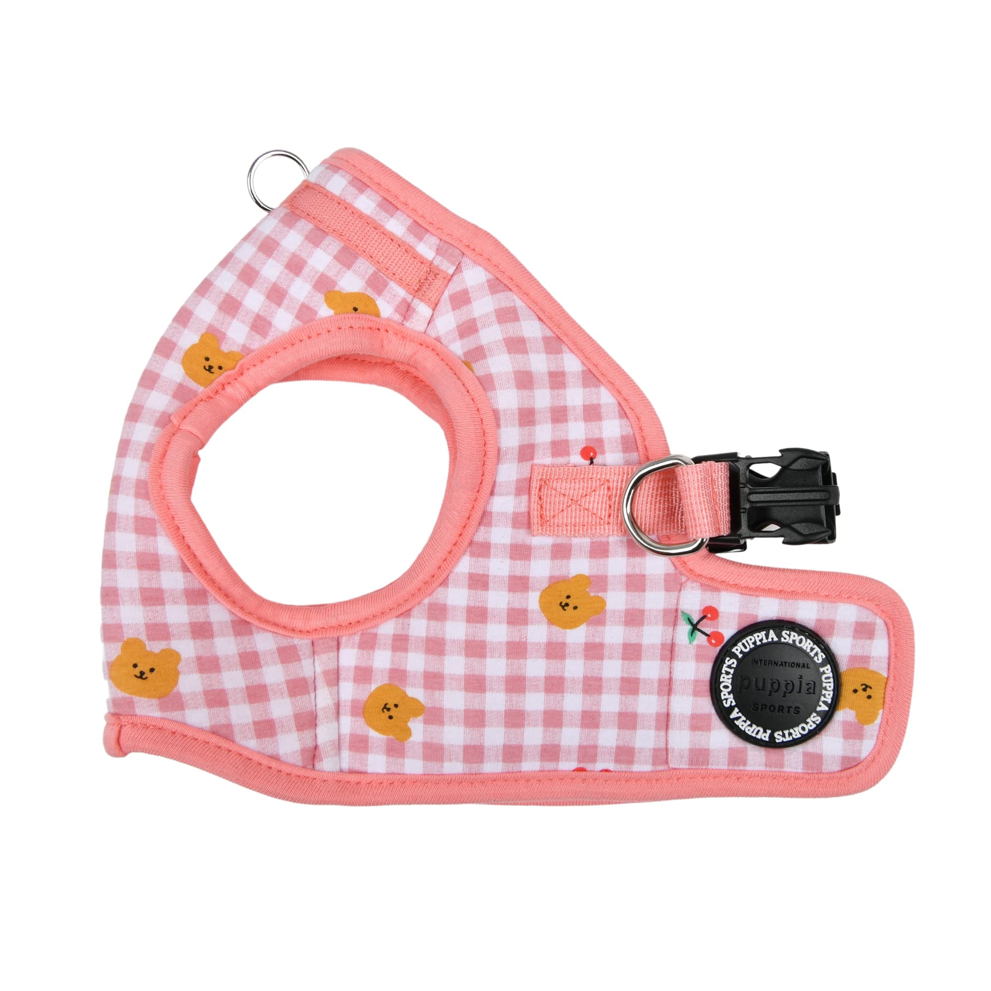 Puppia Spring and Summer Fashion Step-in Vest Dog Harness Indian Pink_Baba Medium
