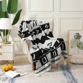 Nordic Style Luxury Knit Throw Blanket for Office Use