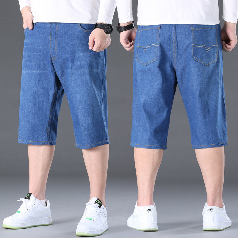 Fat Boy Stretch Straight Loose Summer Fashion Pants
